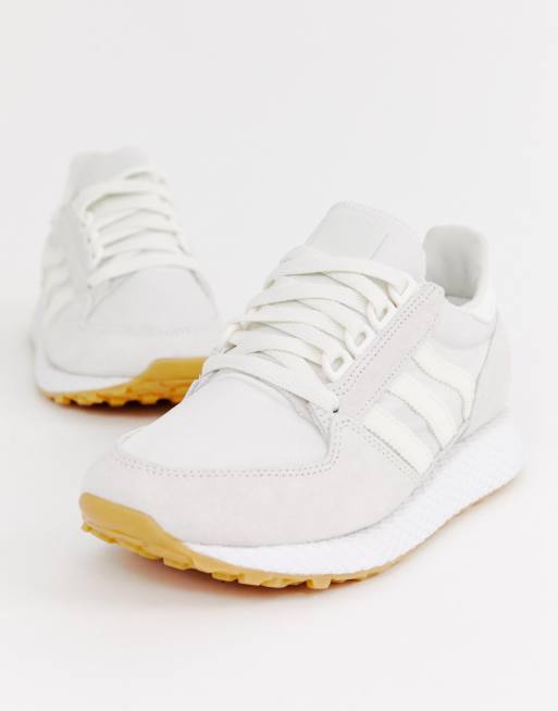 Adidas originals white on sale forest