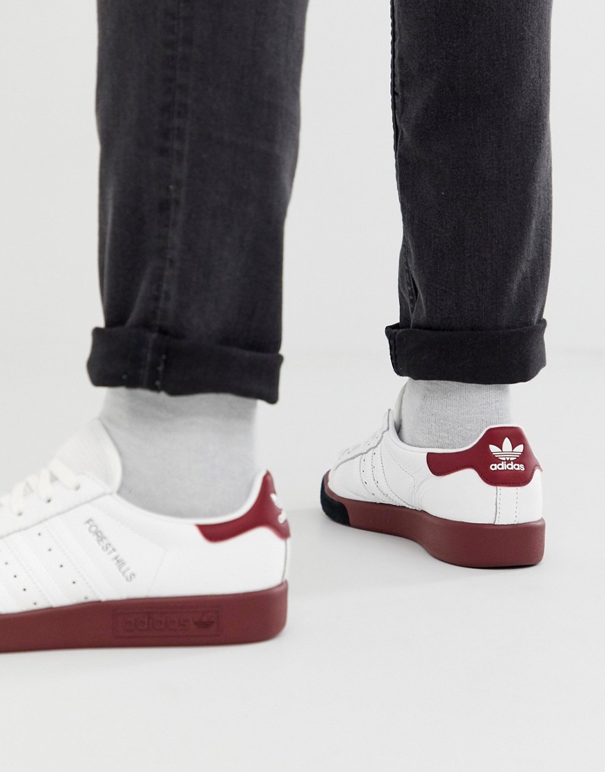 Adidas Originals – Forest Hills – Sneakers i unisexmodell-Vit