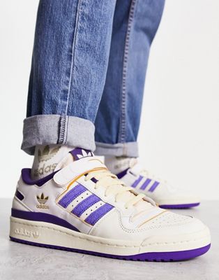 adidas Originals - Forum 84 - Baskets basses - Blanc et violet | ASOS
