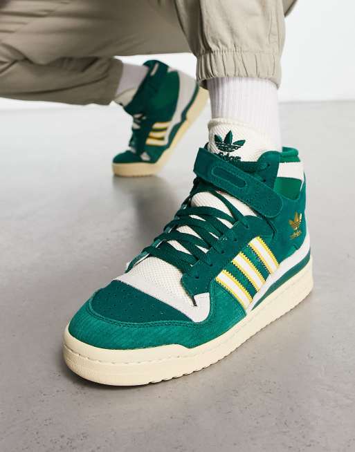 adidas Originals Forum 84 Hi in green and white |