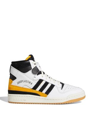 adidas Originals Forum 84 High trainers in white and black - ASOS Price Checker