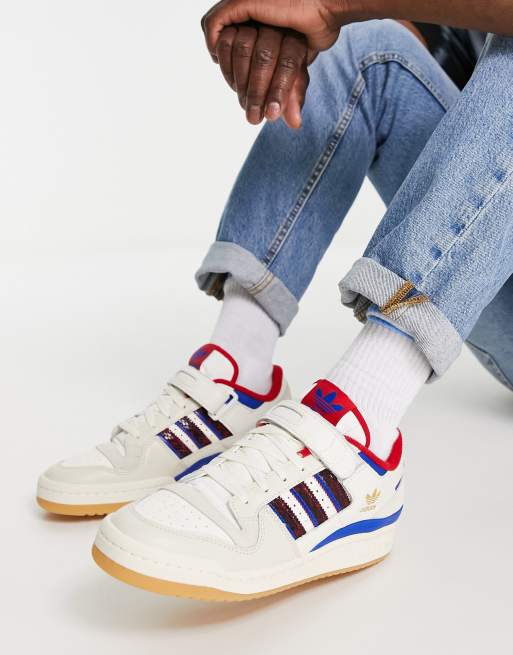 adidas Originals - Forum 84 Lo - Røde og blå sneakers