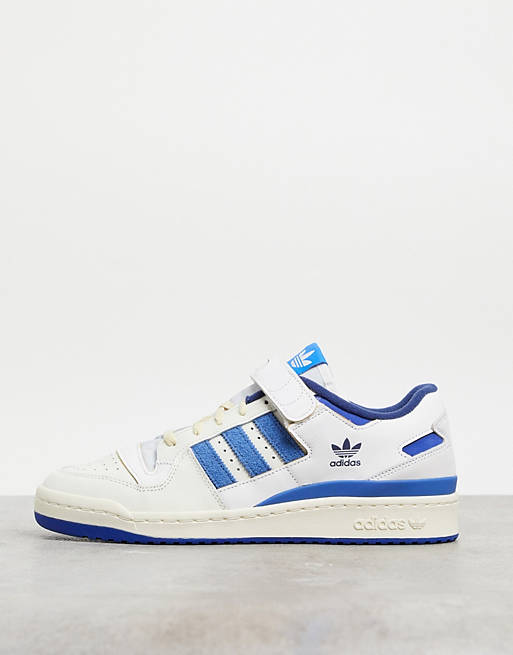 adidas Originals – Forum 84 Low – Biało-niebieskie buty sportowe | ASOS