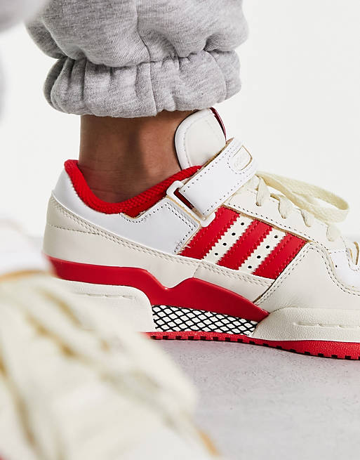 adidas Originals - Forum 84 - Hvide røde sneakers |