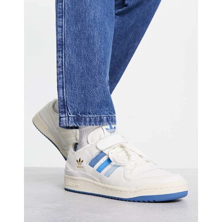 adidas Originals Forum altered and cloud | white sneakers low ASOS in 84 blue