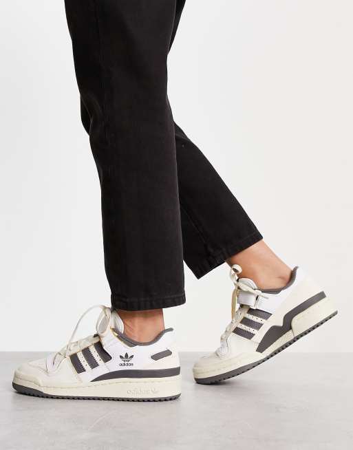 adidas Originals Forum 84 Low sneakers in off white and grey
