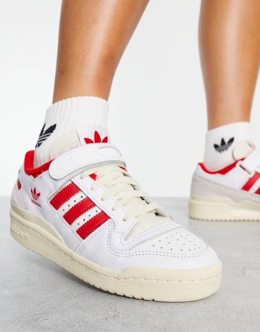 adidas gazelle silver green womens adidas Forum 84 Low 'White Vivid Red'