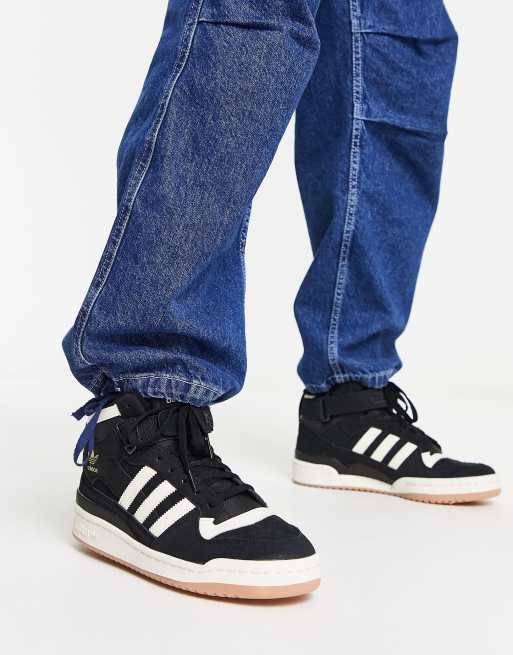 adidas Originals Forum 84 mid sneakers in black | ASOS