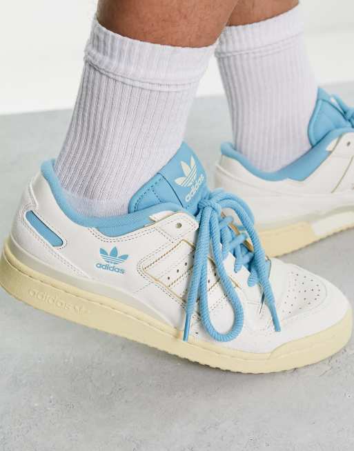 adidas Originals - Forum 84 - Sneakers basse color bianco e azzurro