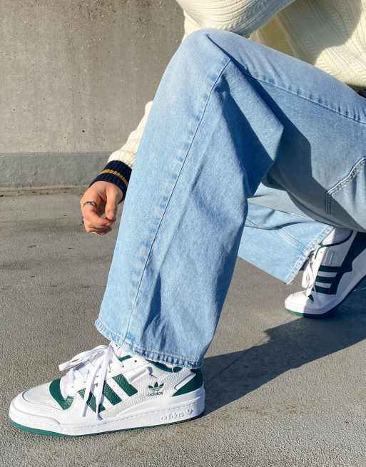 Adidas verte best sale et blanche