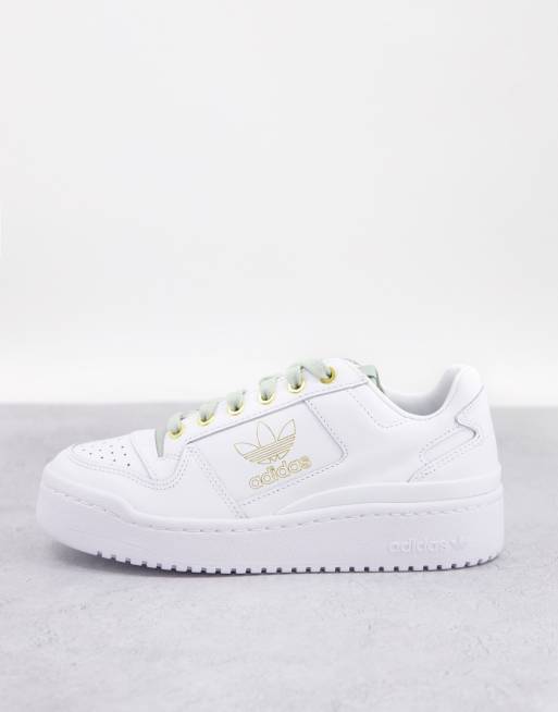 adidas Originals - Forum Bold - Hvide sneakers med matte gyldne detaljer
