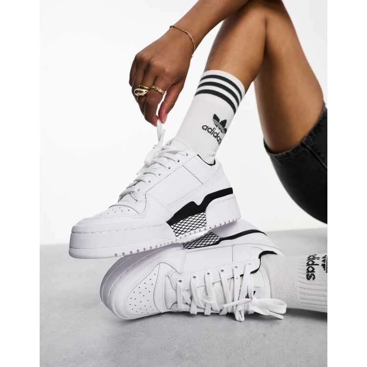 adidas Originals Forum Bold Low sneakers in white/black