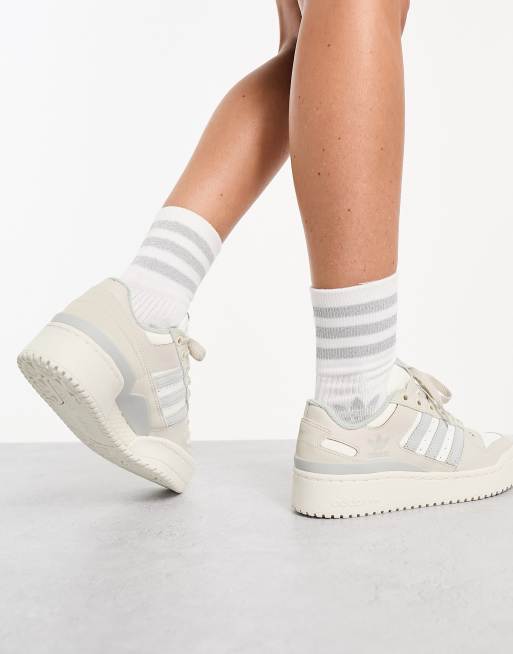 adidas Originals Forum Bold sneakers in alumina white