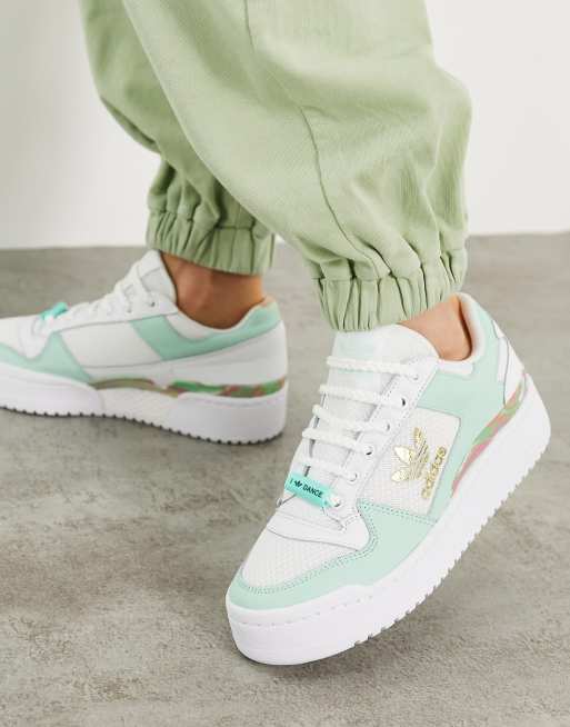 adidas Forum Bold sneakers with green detail | ASOS