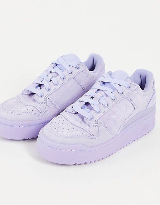 Sportswear adidas Originals Forum bold trainers in colour drench lilac 