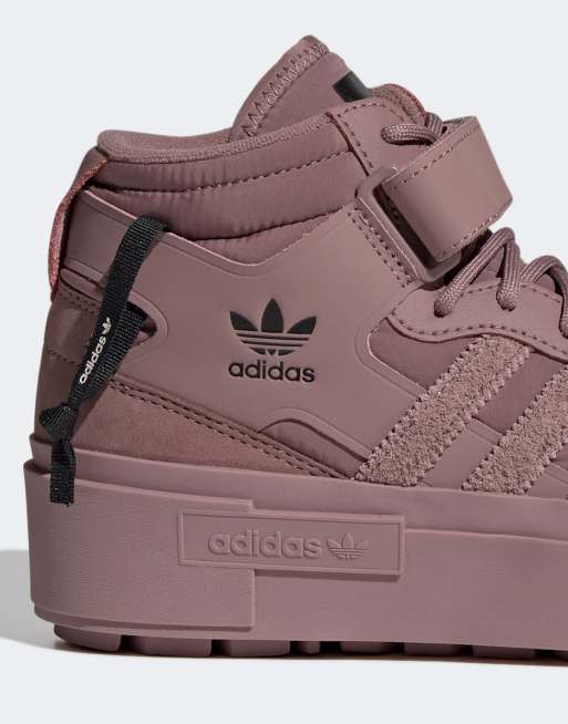 Adidas purple best sale high tops