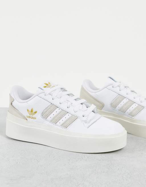 adidas Originals – Forum – Bonega – Naturvita platåsneakers
