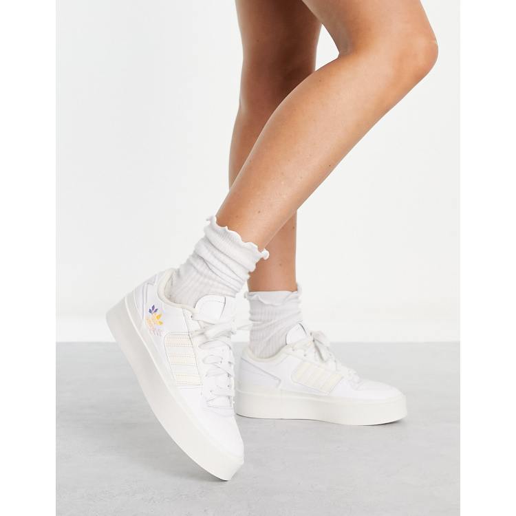 adidas Originals Forum Bonega sneakers in off white ASOS