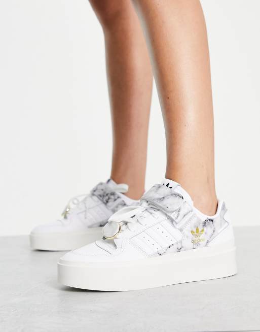 Forum Bonega sneakers white with marble print |