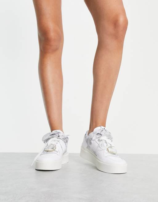【adidas】FORUM BONEGA MARBLE W Adidas Originals Forum Bonega Marbled Women's Athletic Shoes
