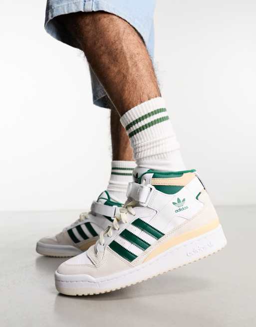 Adidas originals shoes high tops white sale