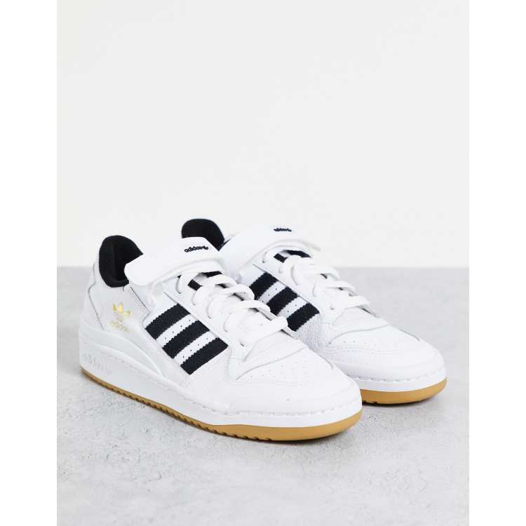 Verlichten kiem Onvergetelijk adidas Originals - Forum - Lage sneakers in wit met zwarte strepen en  rubberen zool | ASOS