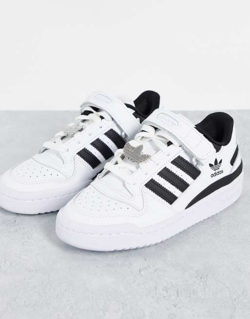 adidas Originals – Forum Low – Biało-czarne buty sportowe