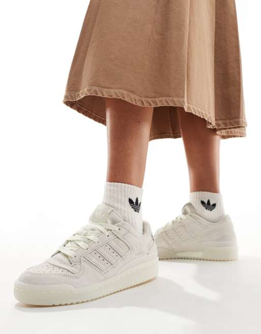 adidas Originals - Forum Low CL Low - Sneakers in gebroken wit