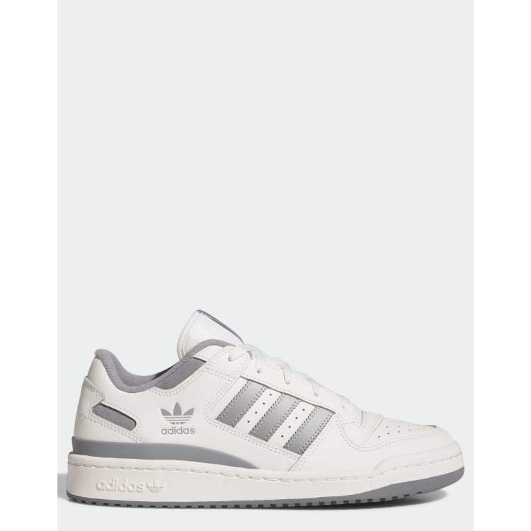 adidas Originals Forum low cl shoes in cloud white / grey three / gre | ASOS