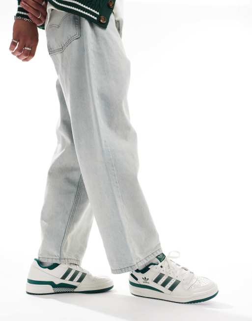 adidas Originals – Forum Low CL – Vita sneakers med lågt skaft