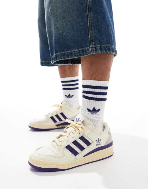 adidas Originals – Forum Low CL – Vita sneakers med lågt skaft