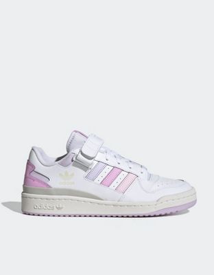 adidas Originals forum low in off white with lilac detail