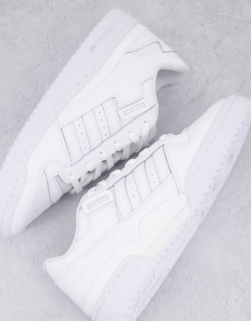 adidas Originals – Forum Low – Sneaker in Dreifach-Weiß | ASOS