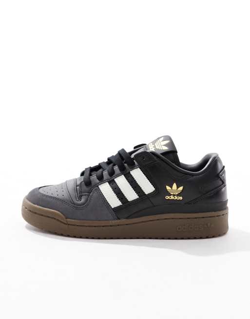Adidas originals sneaker low black best sale