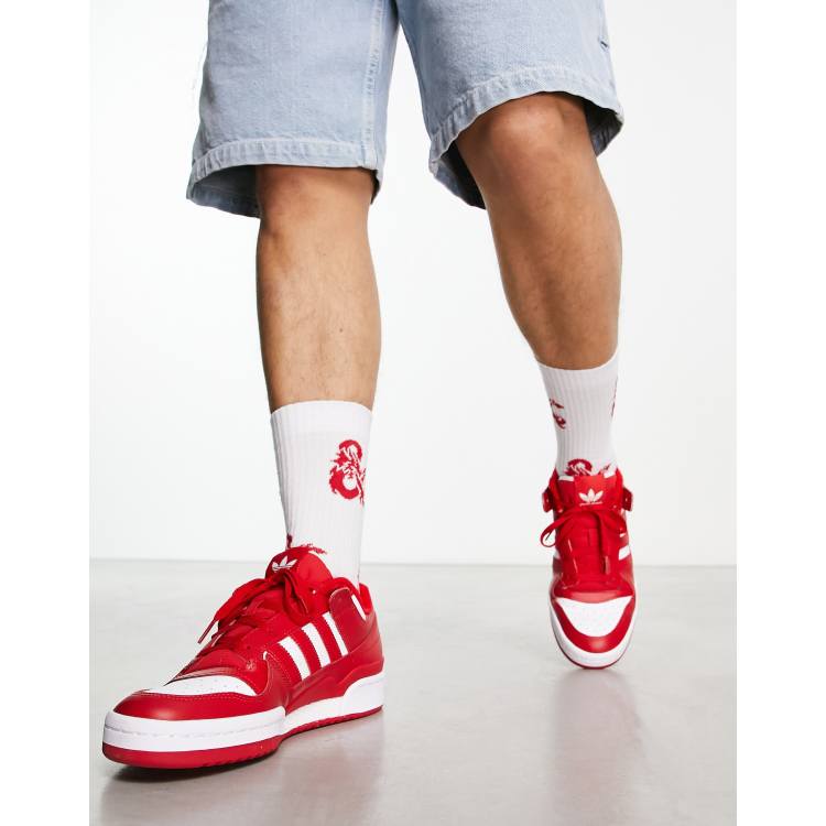 Adidas superstar hotsell red asos