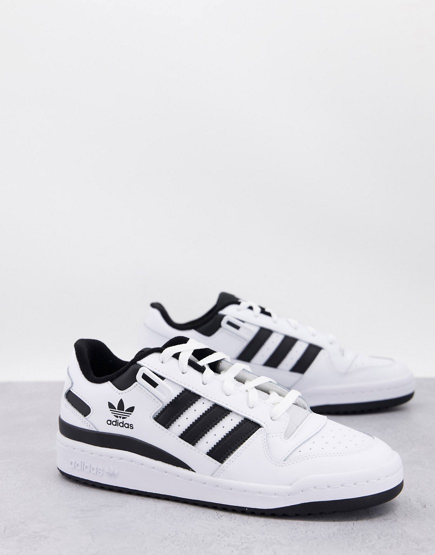 adidas Originals Forum Low sneakers in white and black