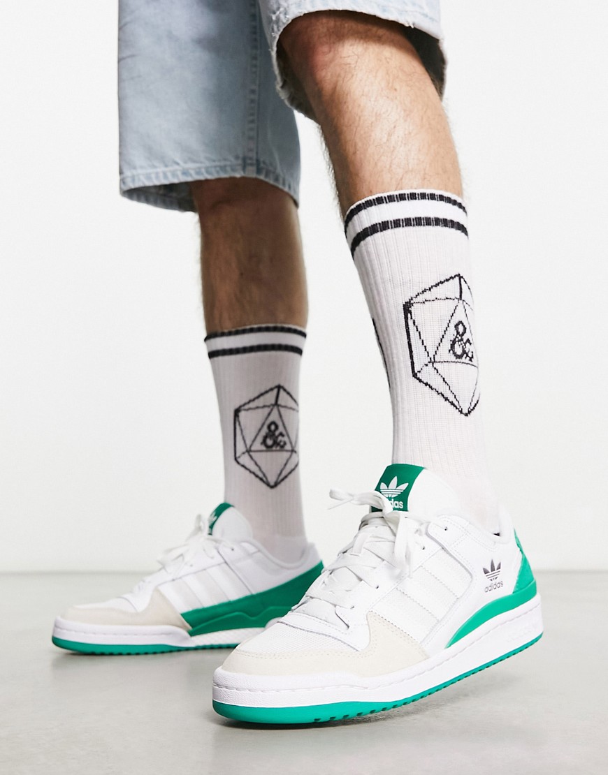 Forum Low sneakers in white and green