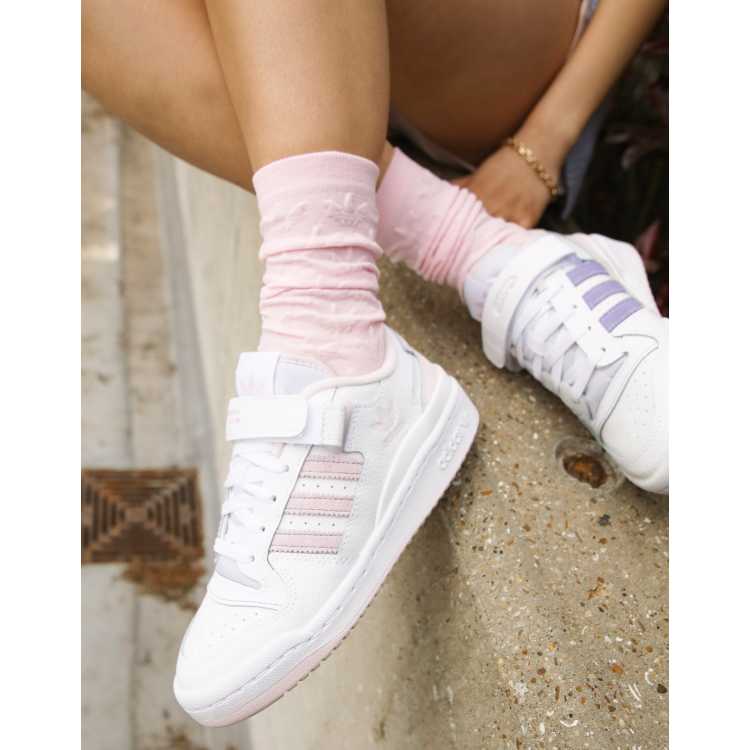 Adidas shoes women white and outlet pink