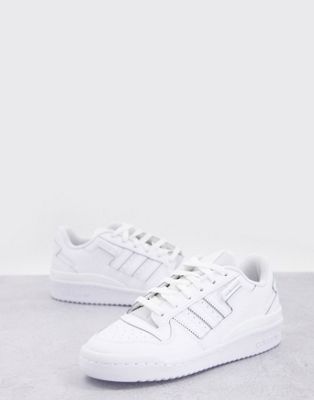 adidas Originals Forum Low trainers in triple white  | ASOS