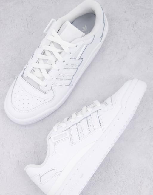 adidas Originals Forum Low trainers in triple white