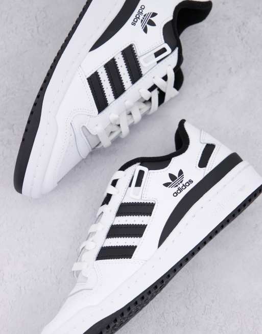 Adidas black e amp; 2025 white forum lo trainers