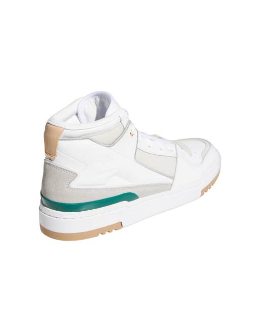 adidas gazelle silver green womens Adidas Forum Mid Triple White