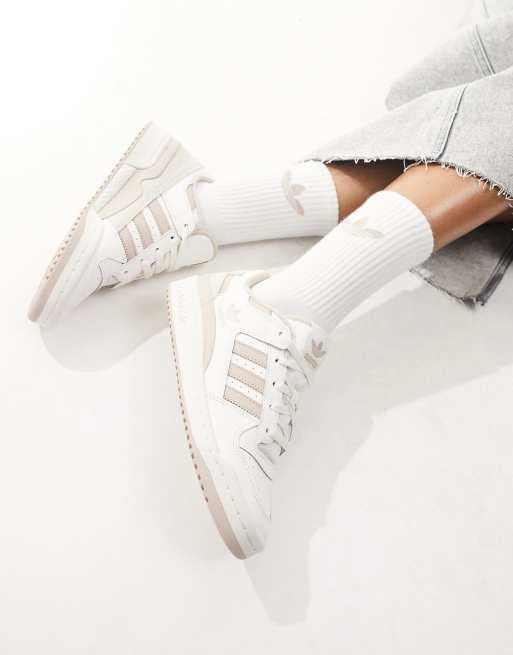 adidas Originals – Forum – Niskie białe buty sportowe