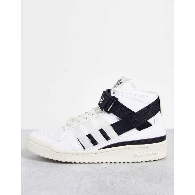 adidas Originals Forum Sneakers alte bianche e nere ASOS