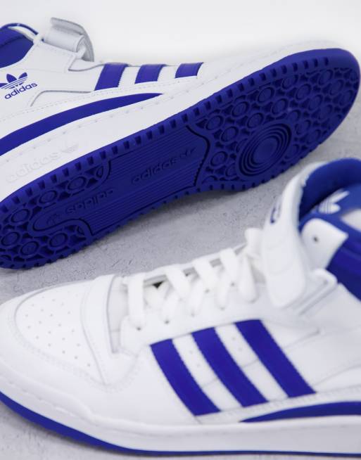 Adidas alte bianche store e blu