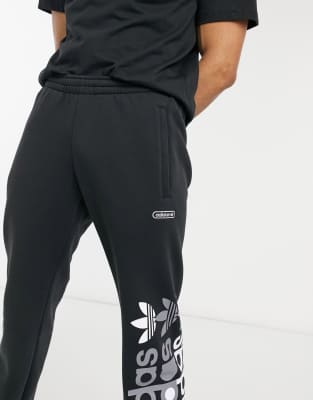 black and pink sweatpants
