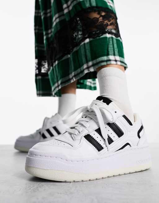 adidas Originals Forum XLG sneakers in white and black