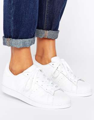 all white adidas originals womens