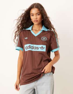 adidas Originals - Fußballtrikot in Braun-Brown