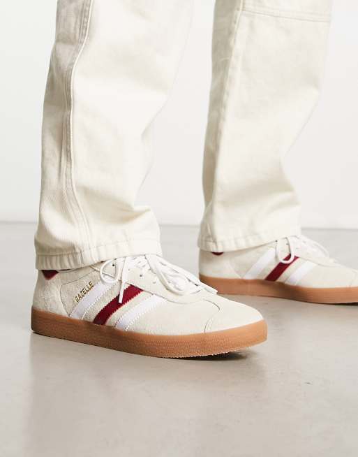 adidas Originals - Gazelle - Baskets à semelle en gomme - Gris